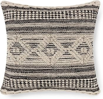 REDEARTH \u00b7 Textured Throw Pillow Cushion Covers-Woven Tufted Decorative Farmhouse Cases Set ... | Amazon (US)