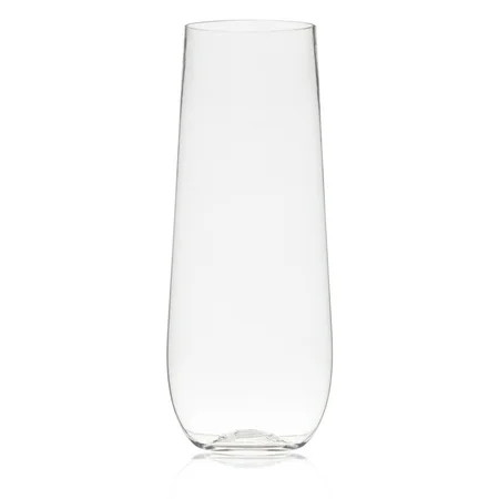 (2 Pack) Host & Porter Stemless Plastic Champagne Flutes, 9oz 12 Count | Walmart (US)