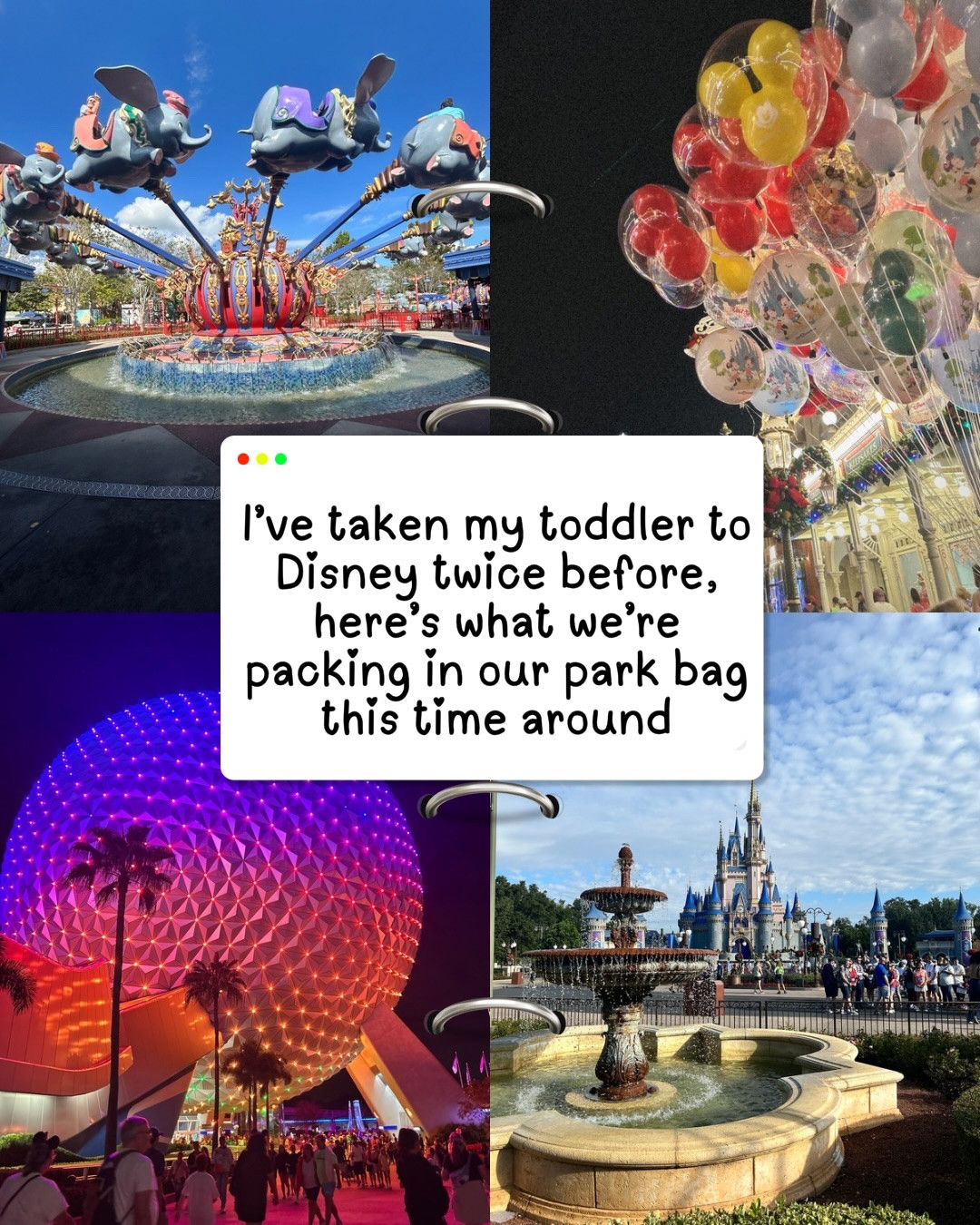 We’re surprising our daughter with a Disney trip before school starts (she doesn’t know yet) and I’m already making lists of things we’ll need. Now that she’s no longer in diapers, we’ll be saving SO much room in our bags this time around😂 

but with that being said, I figured I’d share some of the things we make sure to bring with us to the parks to make for an easy (or as easy as Disney can be with a toddler) day. 

I’ve linked all of this on my @shopmy and @shop.ltk at the link in my bio!

ALSO if you have little ones Disney has baby care centers in each park that we took full advantage of last two trips, a quiet place to feed, change diapers and get out of the heat for a bit - and they sell diapers, wipes and anything you may need!