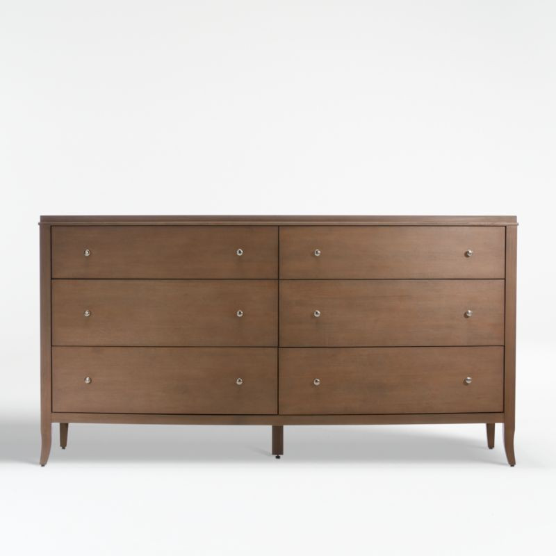 Colette Driftwood 6-Drawer Dresser + Reviews | Crate and Barrel | Crate & Barrel