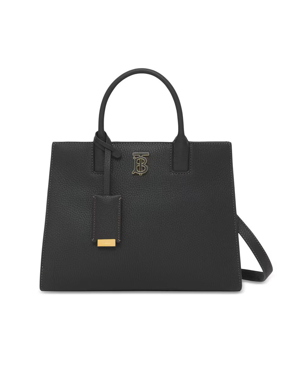 Mini TB Leather Tote | Saks Fifth Avenue