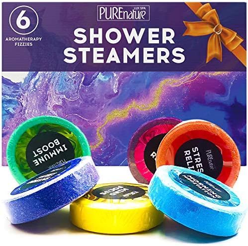 Aromatherapy Shower Steamers - Bath Bombs for Showers - Stress Relief and Relaxation Spa Gifts fo... | Amazon (US)