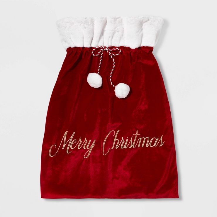 38&#34; &#39;Merry Christmas&#39; Santa Bag - Wondershop&#8482; | Target