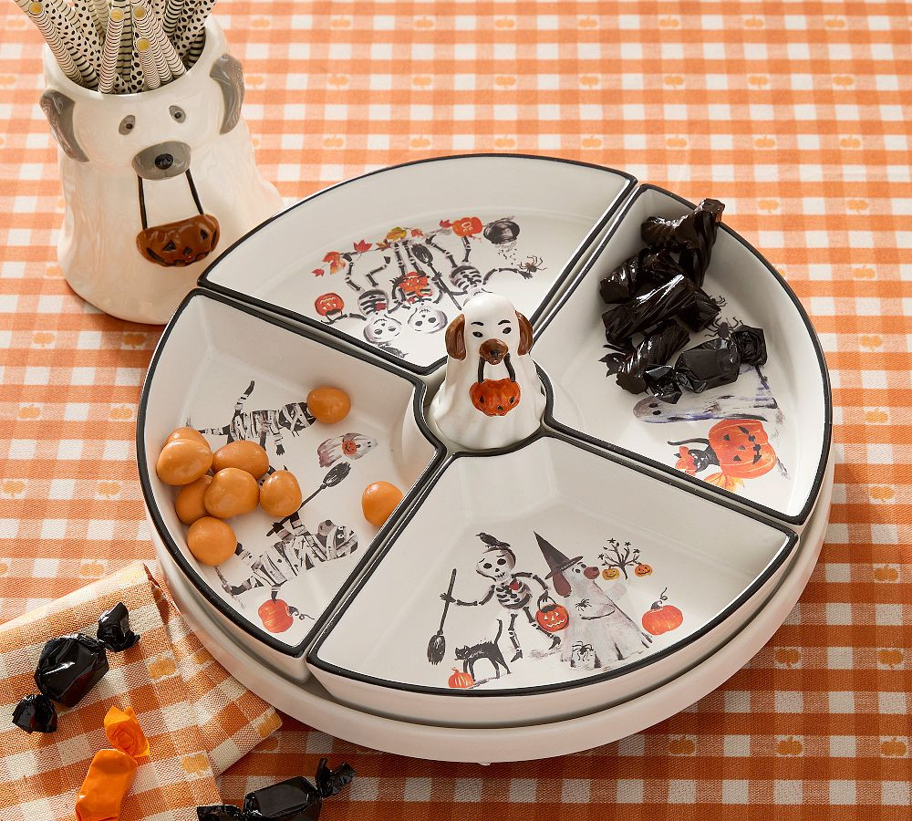 Doug & Friends Stoneware Lazy Susan | Pottery Barn (US)