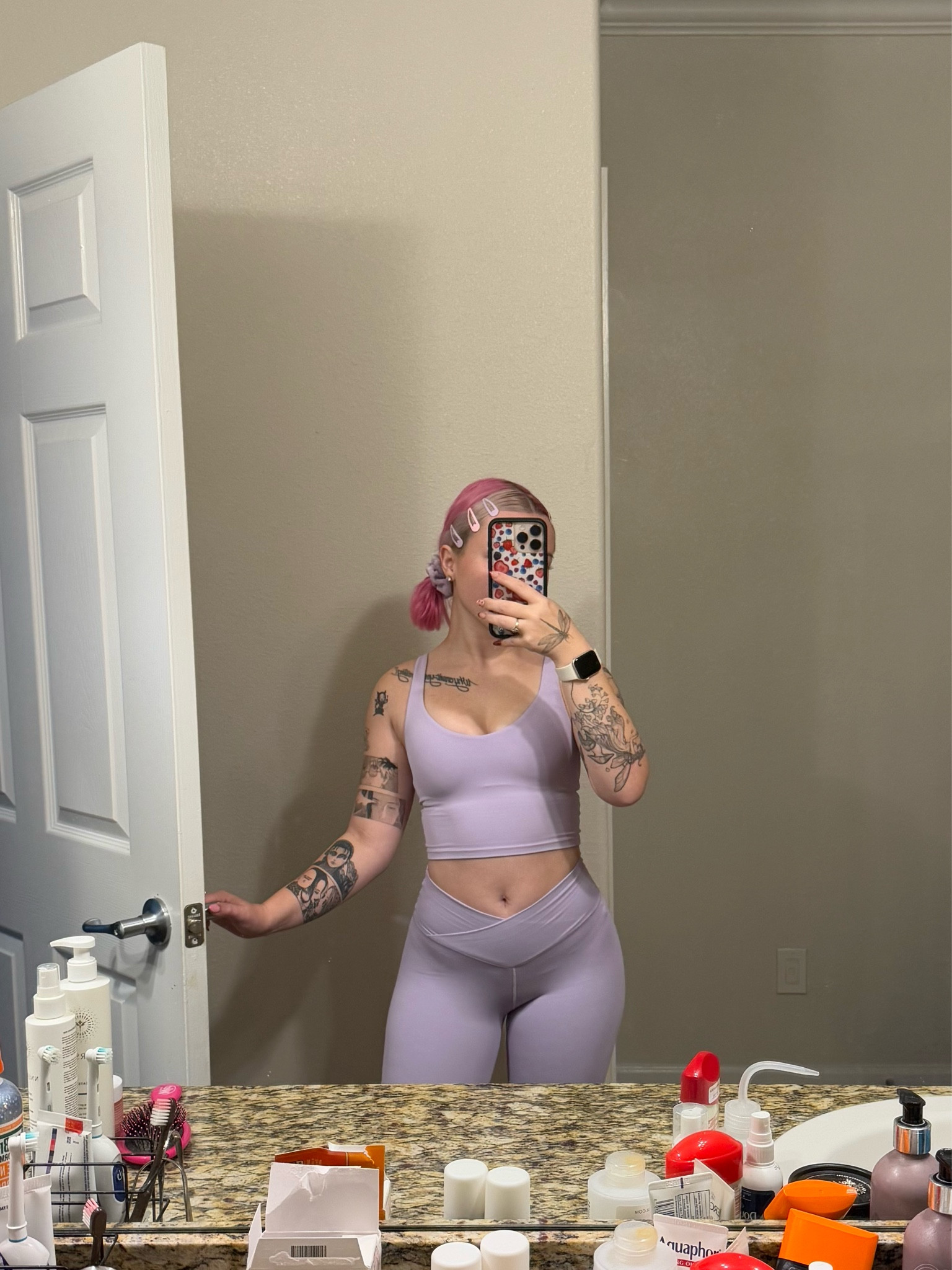 Lavender lilac purple activewear set for exercise and work outs 

#LTKActive #LTKStyleTip #LTKFitness