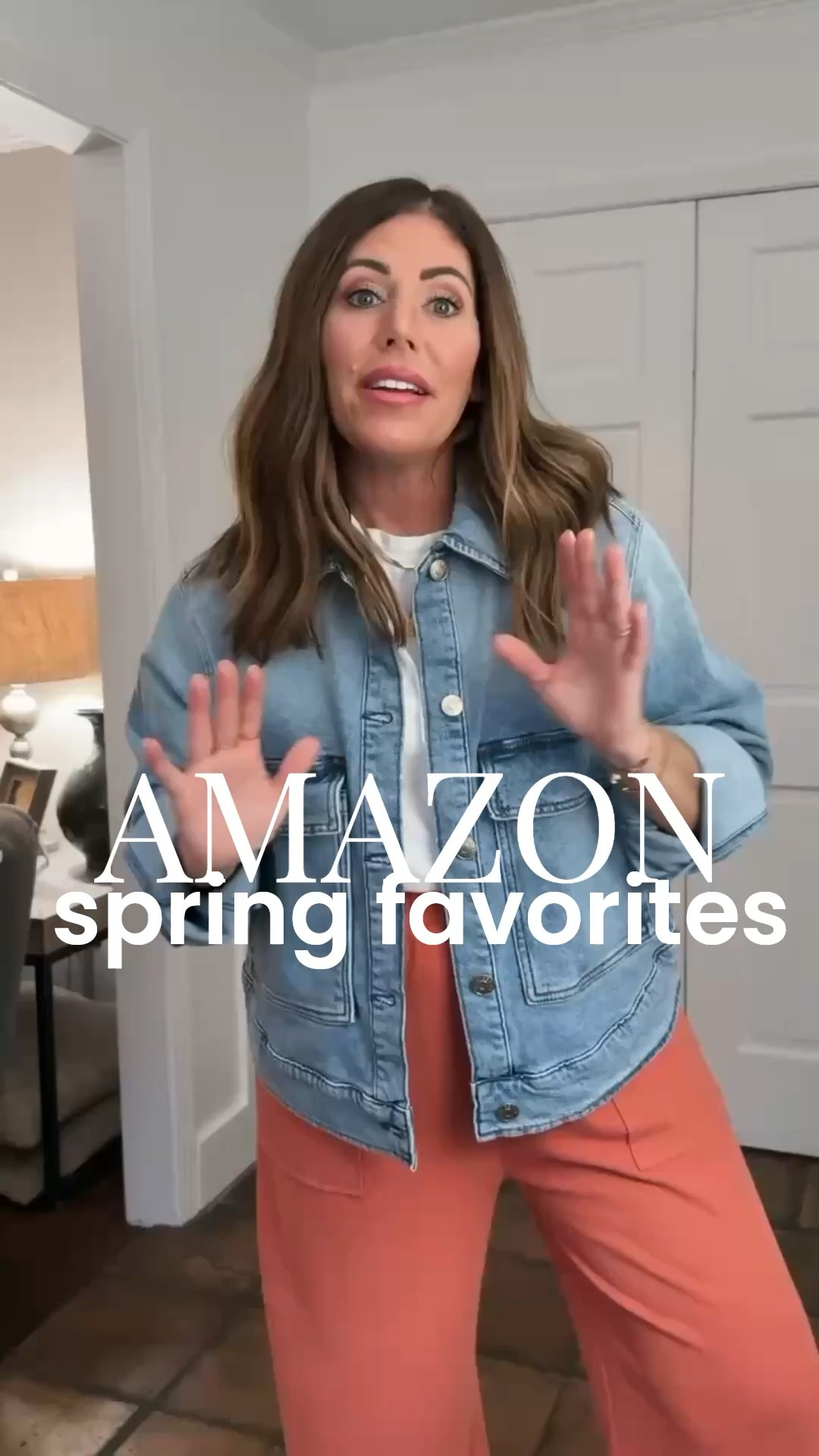 🚨Amazon spring favorites 👌🏼

I got my true size medium, in everything except for the denim jacket & the white cotton muscle tees - I sized up to a large!

And the Leo look for less tulip hem pants-I sized down to a small for a more flattering fit as they do run big 

My belt bag is out of stock but I tagged other options

#LTKgrwm #LTKMidsize #LTKSaleAlert