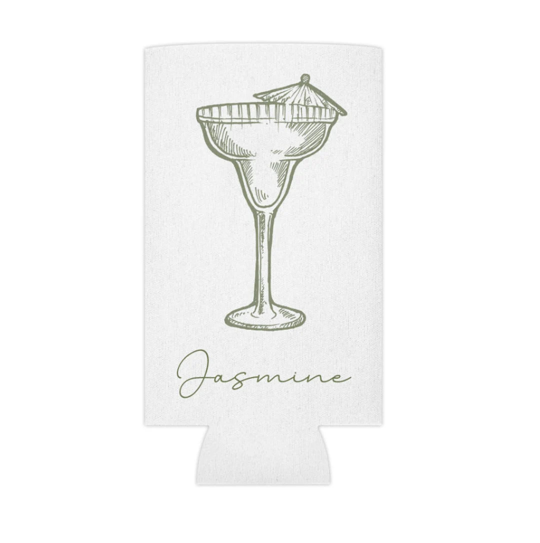 Margarita Cactus , CUSTOM Name Can Cooler, Personalized Bachelorette Coozie - Etsy | Etsy (US)
