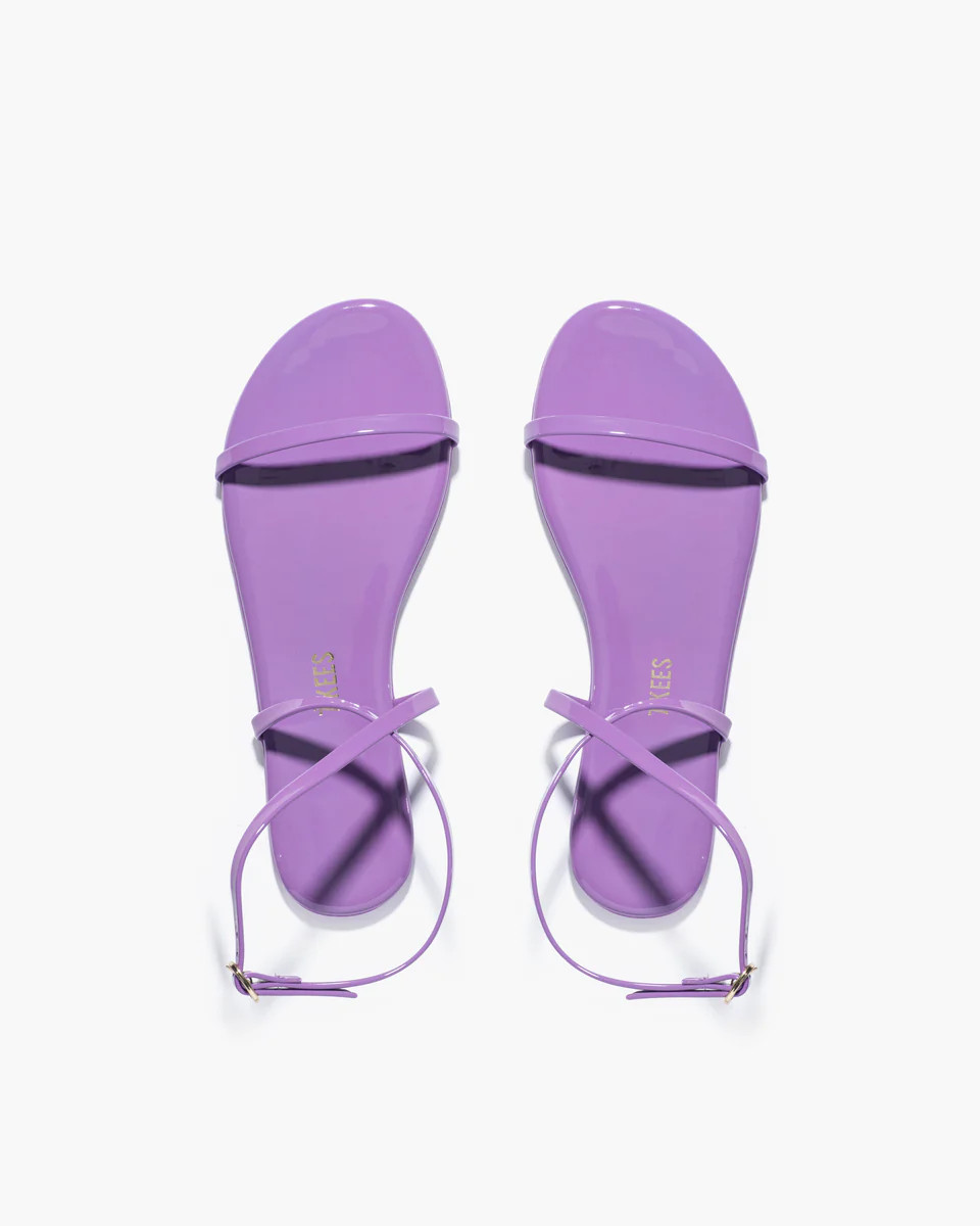 MJ Patent in Bright Lavender | Women's Sandals | TKEES | TKEES