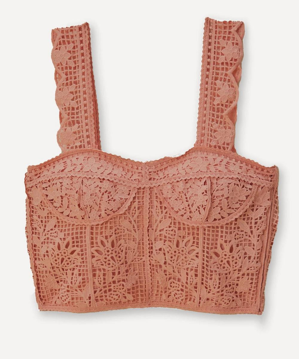 Women's Guipure Sleeveless Crop Top | Liberty London (US)