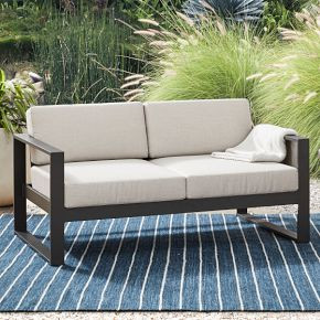 Portside Aluminum Outdoor Sofa (62"&ndash;72") | West Elm (US)