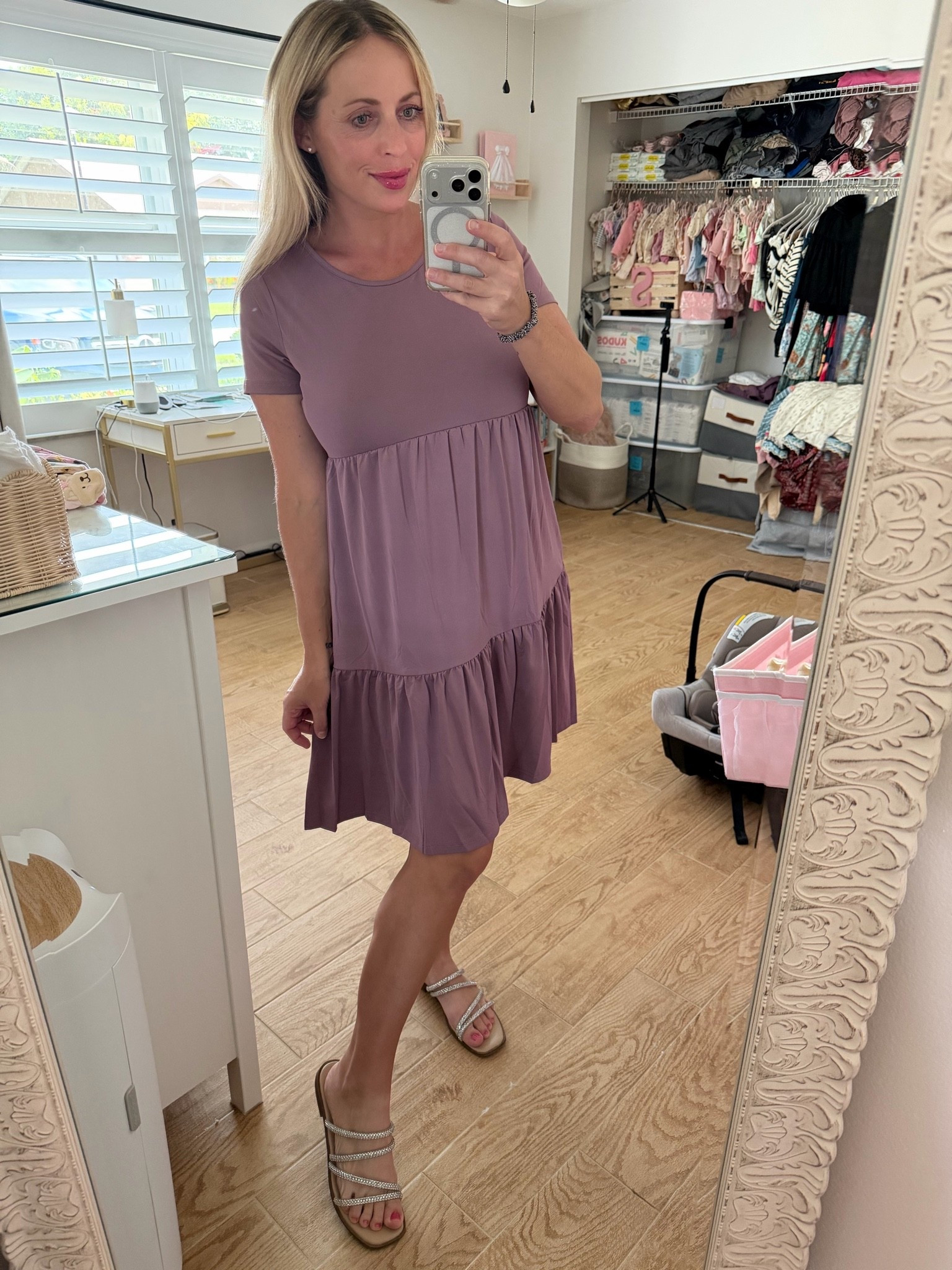 Postpartum outfit. Maternity dress

#LTKmomlife #LTKBaby
