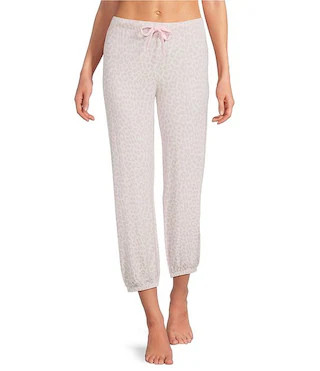 Pj Salvage Leopard Print Jersey Knit Drawstring Tie Coordinating Sleep Pants | Dillard's