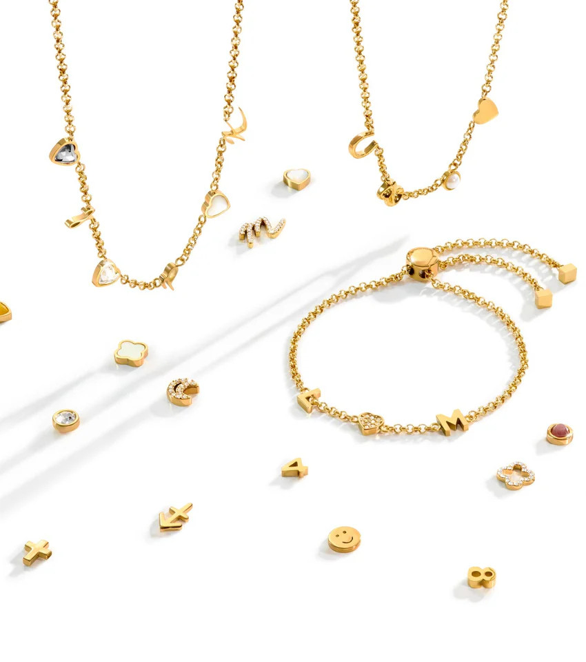 Made Mine Charm Necklace (Gold) | Abbott Lyon