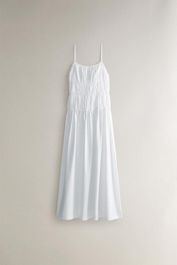 NIGHTGOWN WITH GATHERED DETAIL | Zara US