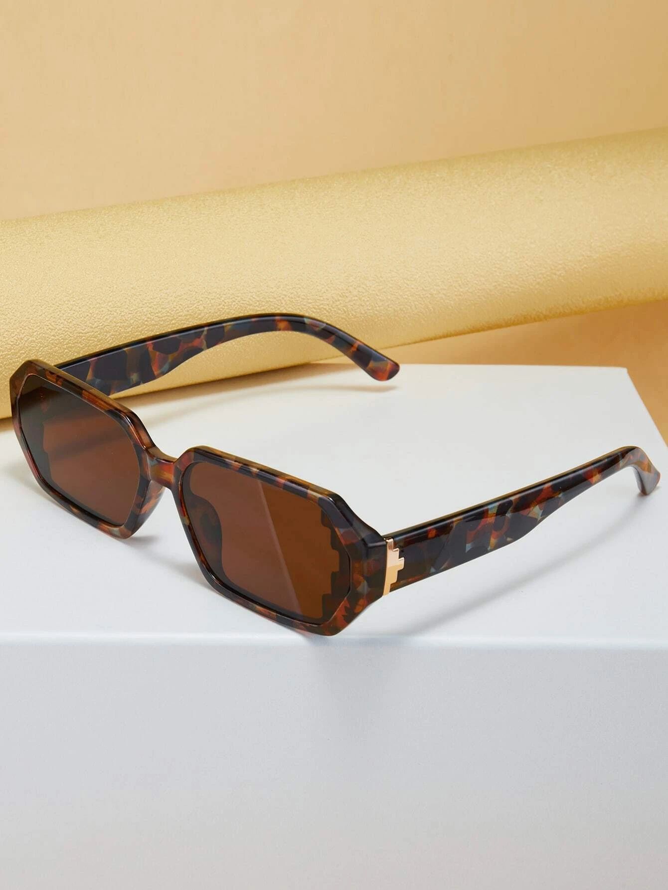 Tortoiseshell Frame Sunglasses | SHEIN