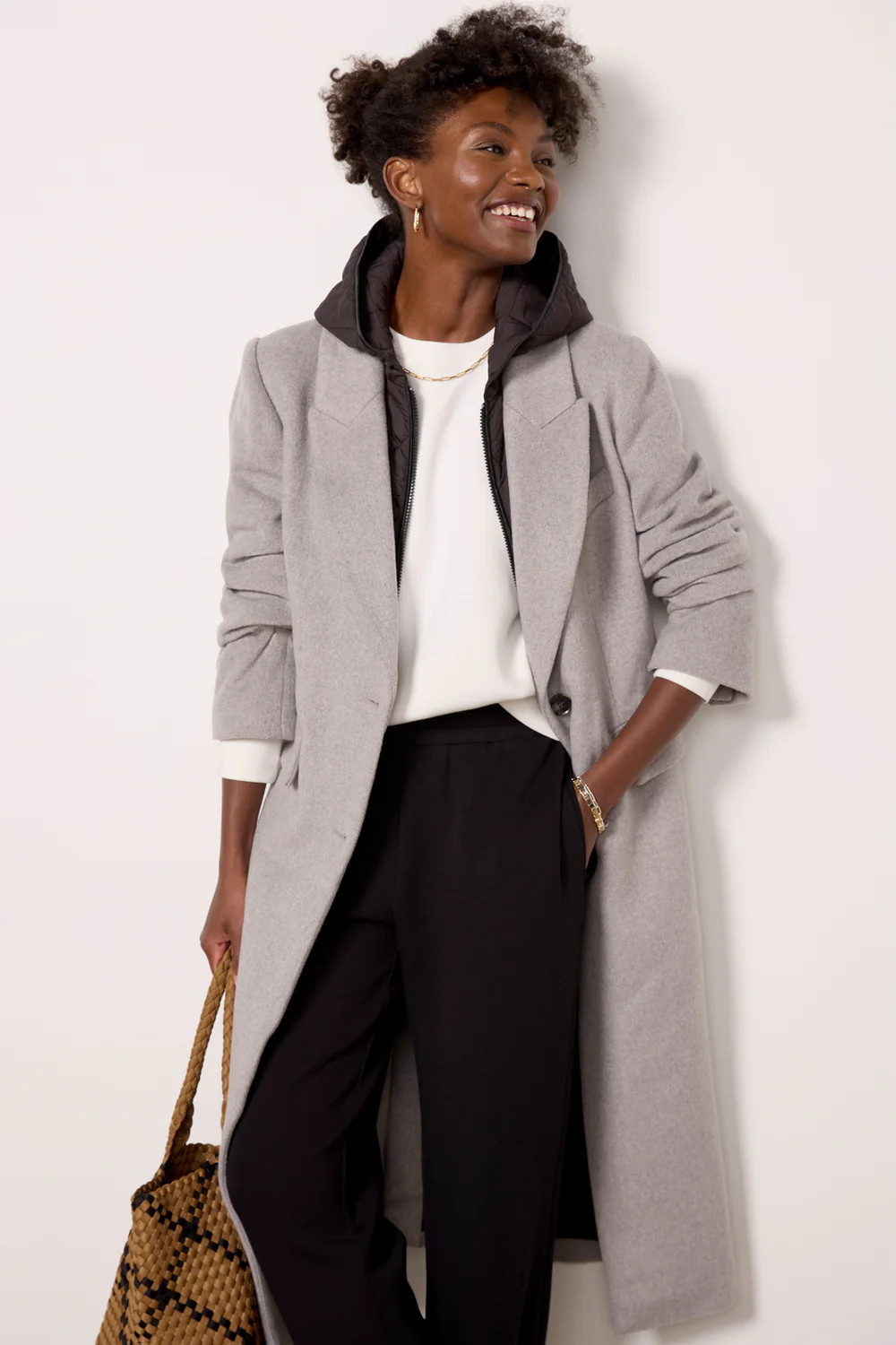 Jamie Quilted Hood Coat | Evereve