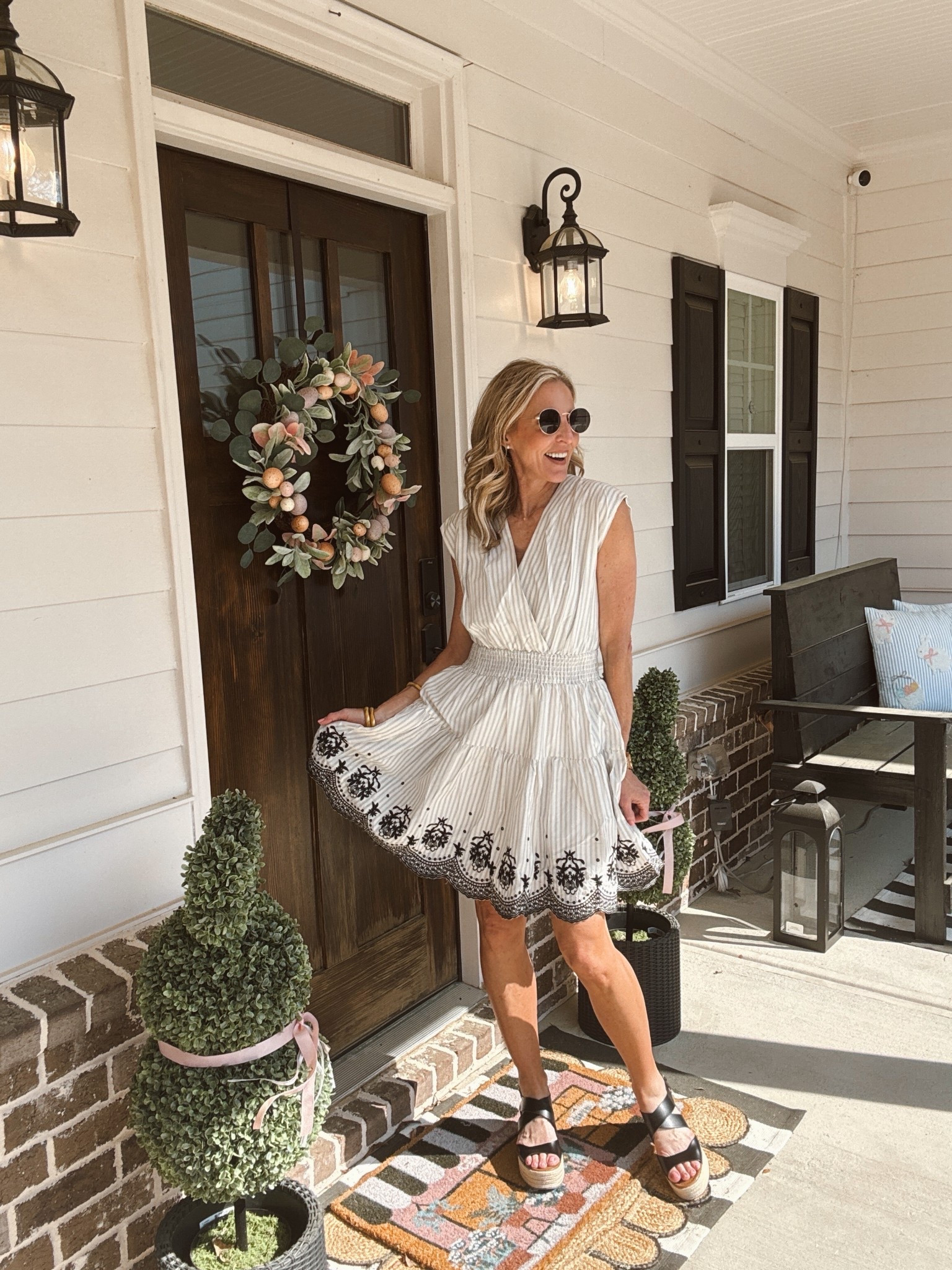 STOP. IT. RIGHT. NOW. WALMART! Whoa!!! Five dresses, all under $25!!! 

Honestly,  I cannot get over the details. These Nanette Lepore styles retail for over $150, but Walmart has them for less and they look so elevated. Perfect for Easter, Mother’s Day, graduation parties, and every spring event on your calendar. Wearing an extra small in all and each one comes in multiple color options. These have been some of my best sellers, so grab yours before they sell out. Wearing a size extra small and all.  I am 5 foot five for reference. 