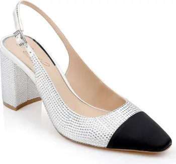 Jewel Badgley Mischka Tatumn Embellished Slingback Pump (Women) | Nordstromrack | Nordstrom Rack