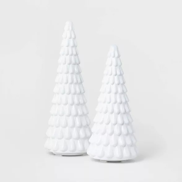 Lit Large Mercury Christmas Tree Decorative Figurine - Wondershop™ | Target