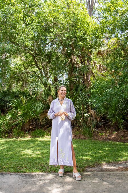 Belted or not this @shopcartolina caftan is perfect for your next beach trip! Dress her down as a coverup & then add the belt for dinner 🌞 This entire look is apart of my spring collection at @herstorymarket. 💜

#ad #herstory #herstorymarket #herstorypartner #Shoptheworld#womenledbrands #smallbusiness #artisanmade #ethicalfashion #wearablestories #shopsmall #global #womensupportingwomen #womenowned #onlineshop #supportherstory #supportartisans #handmade 

#LTKswim #LTKshoecrush #LTKtravel