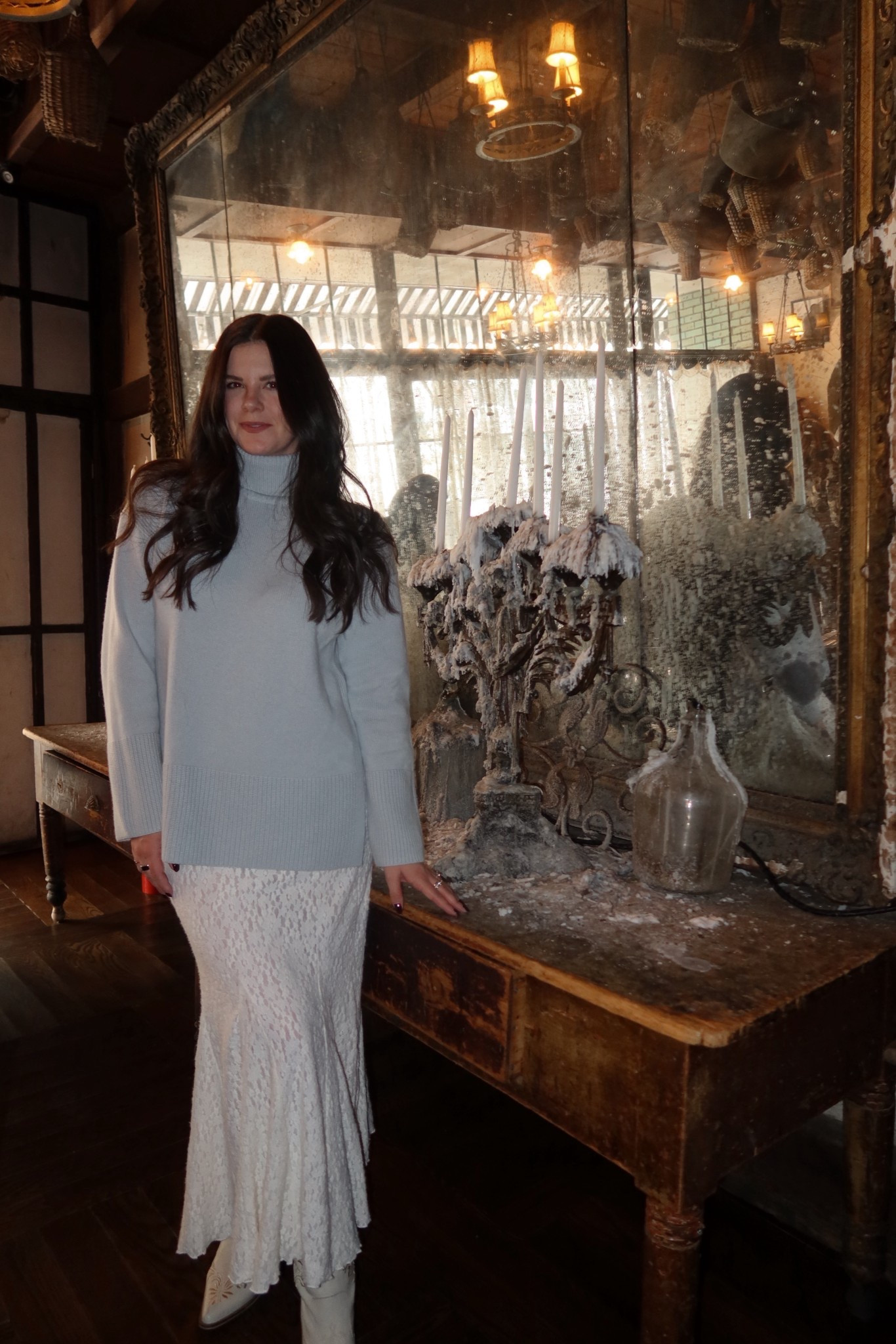 Winter baby shower outfit. Turtleneck, oversized sweater, lace skirt 

#LTKParties #LTKootd #LTKHoliday