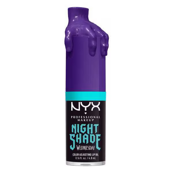 NYX Professional Makeup X Wednesday Mystery Lip Oil Nightshade | Superdrug