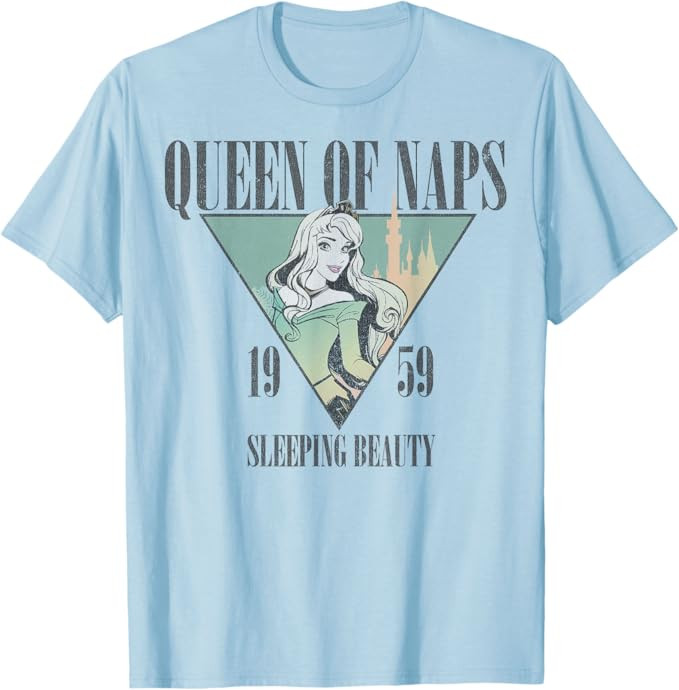 Disney Sleeping Beauty Nap Queen 1959 Short Sleeve T-Shirt | Amazon (US)