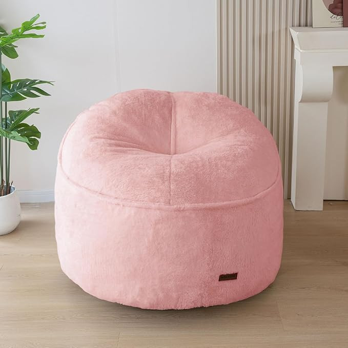 MAXYOYO Bean Bag Chairs for Adult, Giant Bean Bag Couch with Foam Filler, Ultra Soft Fur Lazy Sof... | Amazon (US)