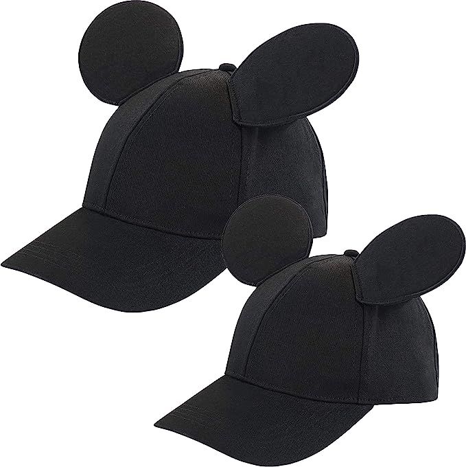 Disney Mickey Mouse Ears Hat, Set of 2 for Daddy and Me, Matching Adult and Little Boy Baseball C... | Amazon (US)