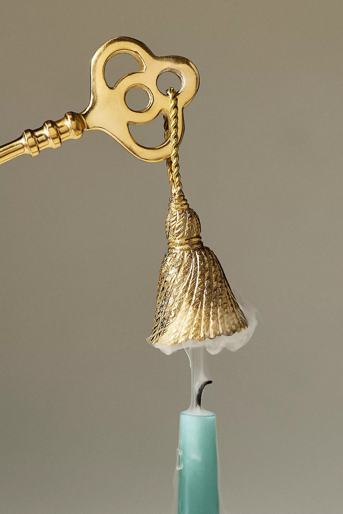 Hotel Key Brass Candle Snuffer | Anthropologie (US)