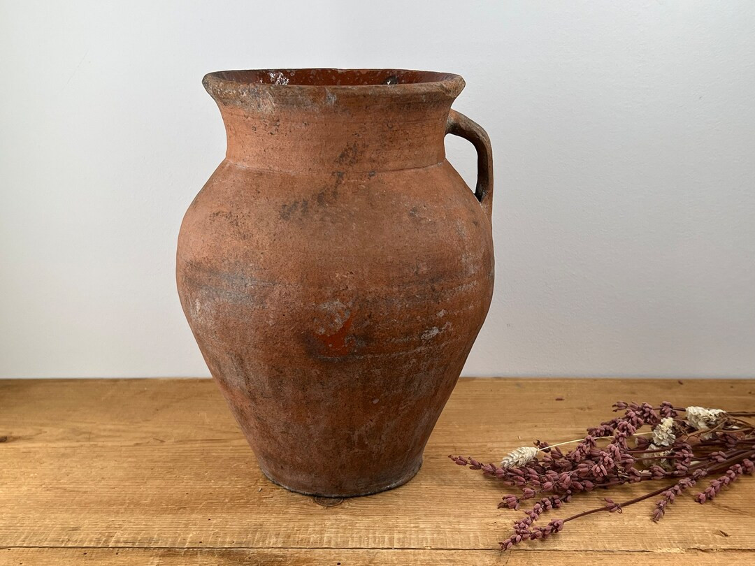 Ancient clay pot, Antique clay vessel, Rustic ceramic bowl, Pottery jug, Primitive rustic earthen... | Etsy (US)