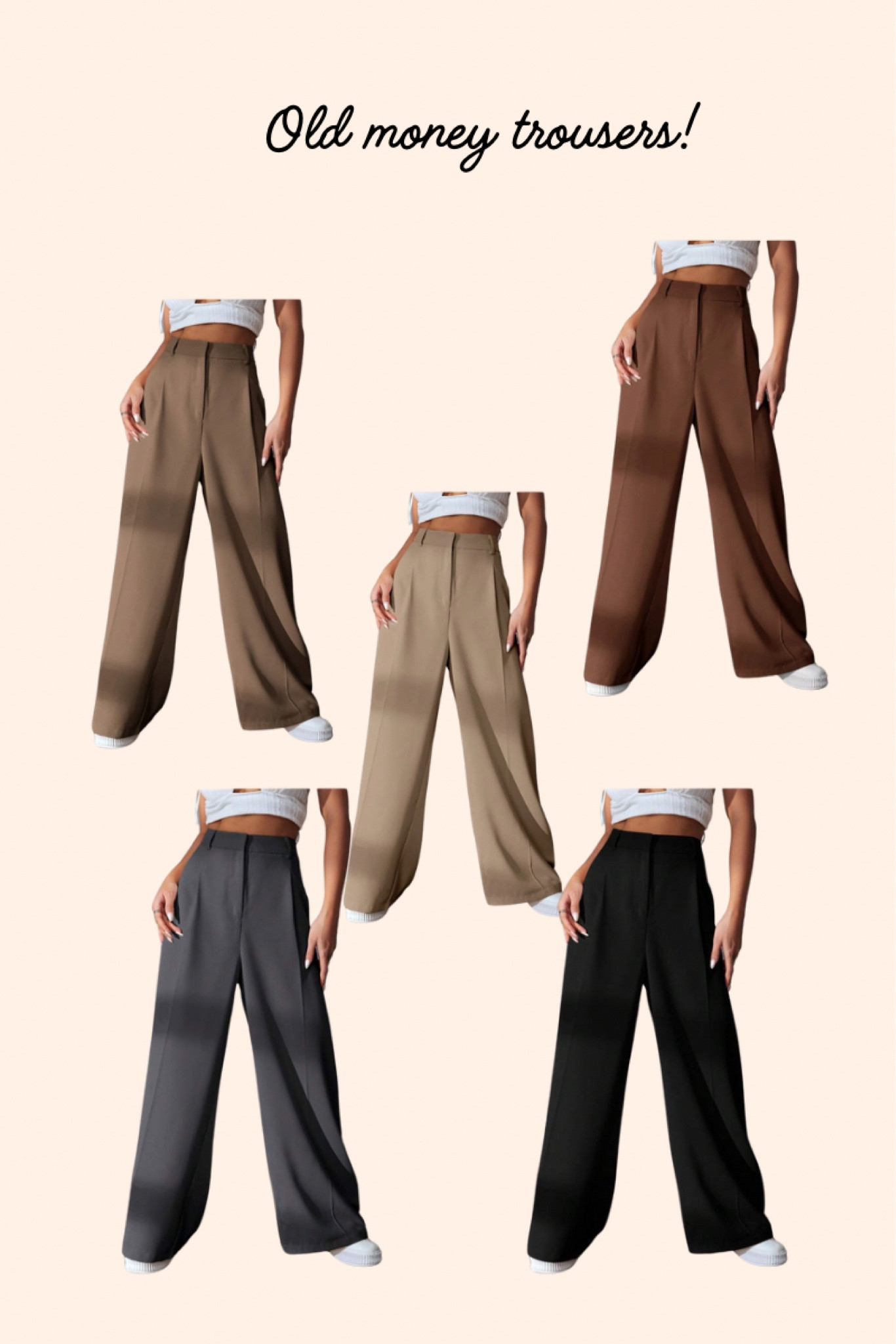 Old money style trousers, elegant pants! 

#LTKFindsUnder50 #LTKMostLoved #LTKStyleTip