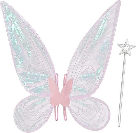 quescu Fairy Wings for Adults,Butterfly Wings for Girls,Angel Wings,Fairy Costume for Women Hallo... | Amazon (US)