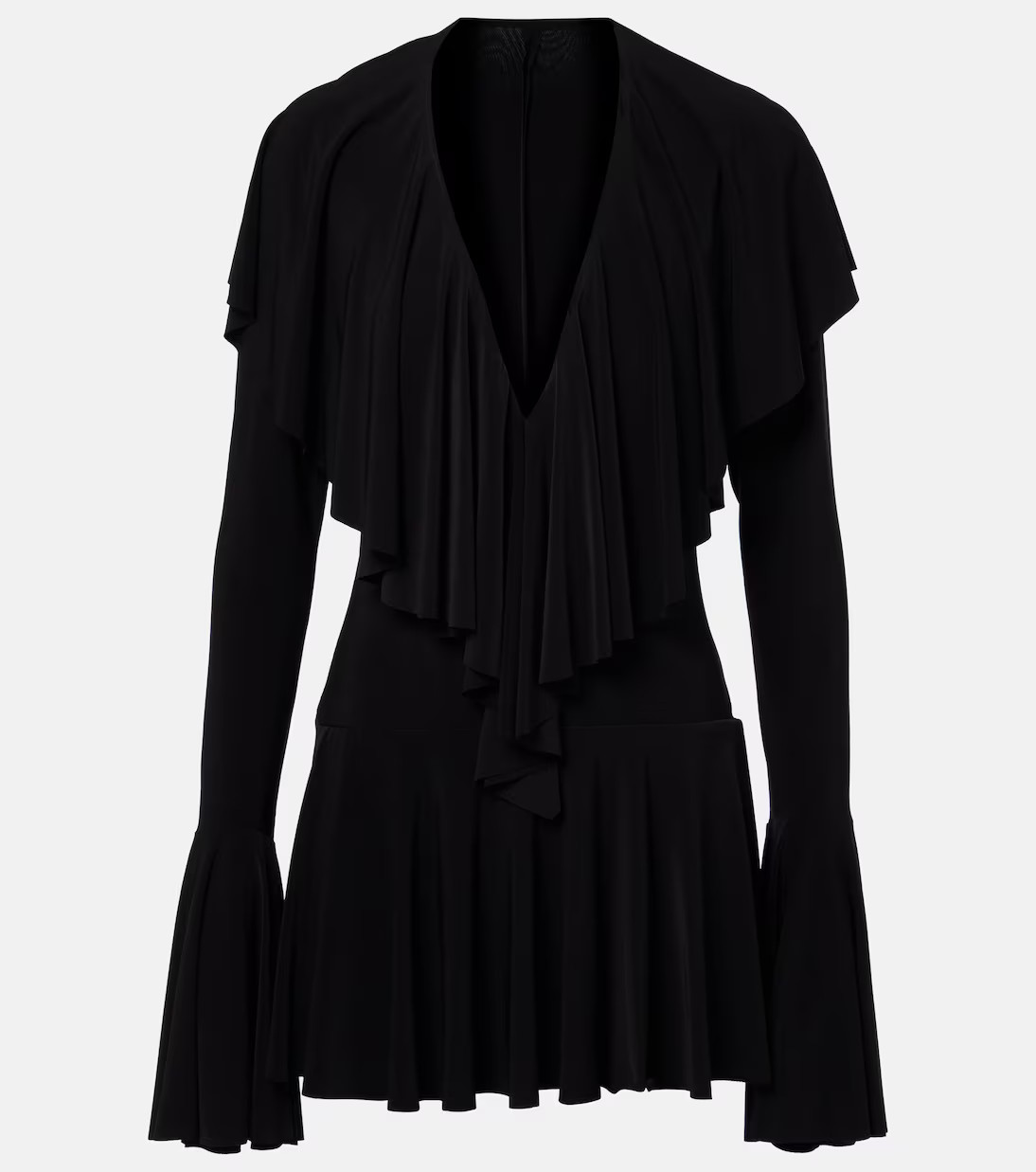 Ruffled jersey bodysuit dress | Mytheresa (UK)