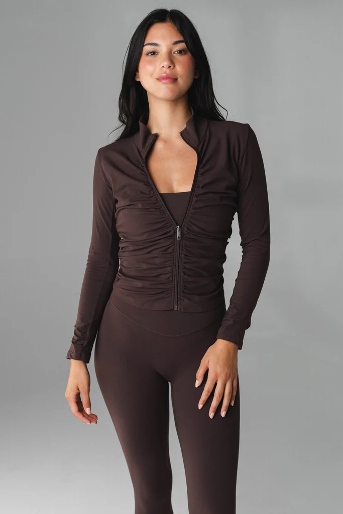 Cloud II™ Gather Jacket - Espresso | Vitality