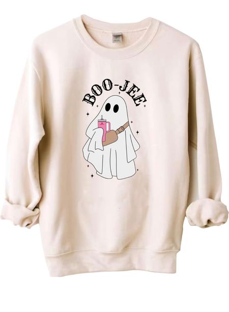 Boo-Jee ghost sweatshirt for Halloween on Amazon 

#LTKHalloween #LTKfindsunder100 #LTKfindsunder50