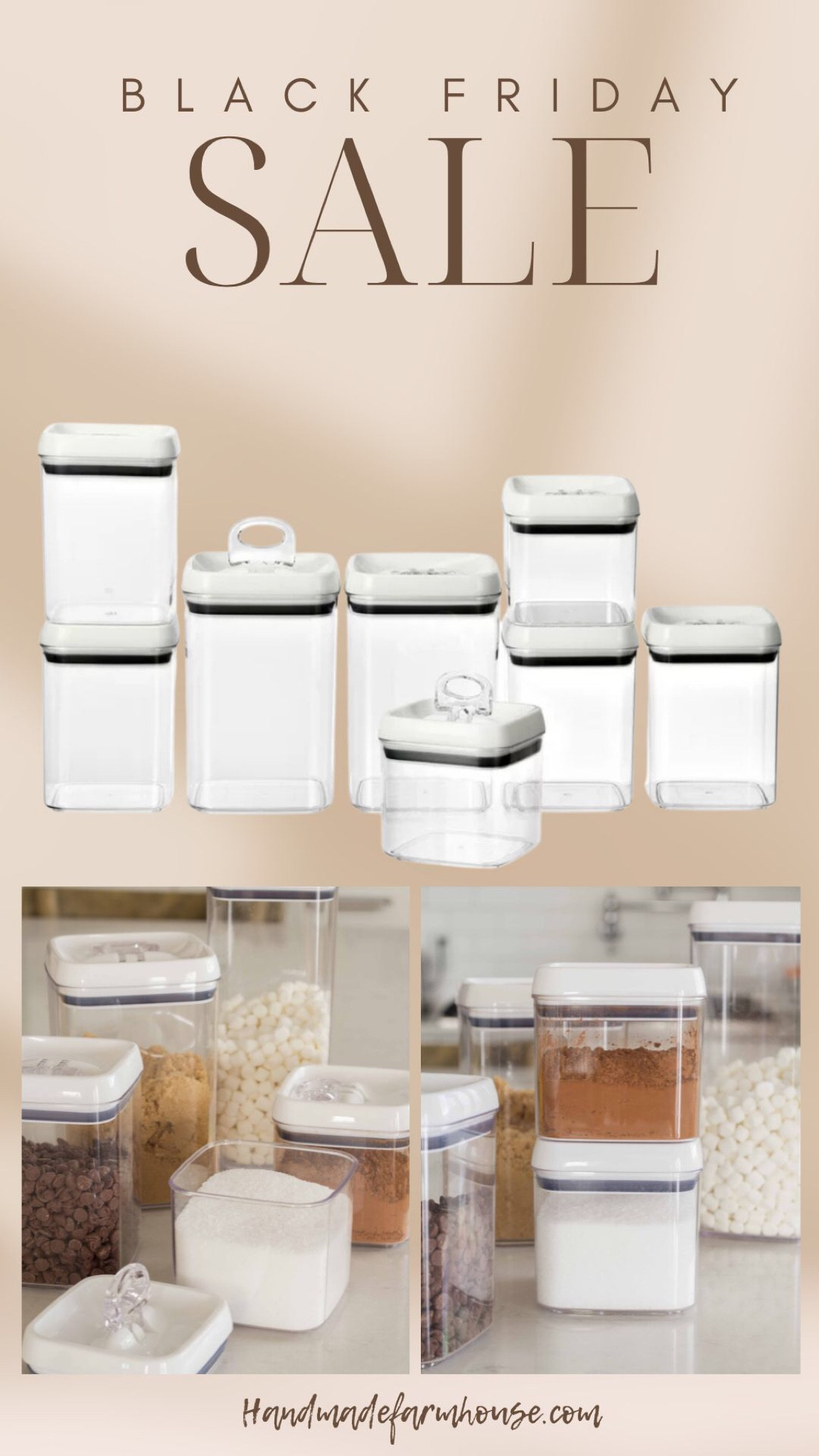 Love this amazing set with airtight kids. They are stackable and I love them for keeping my baking ingredients fresh! Lots of uses. 

#LTKCyberweek #LTKhome #LTKGiftGuide