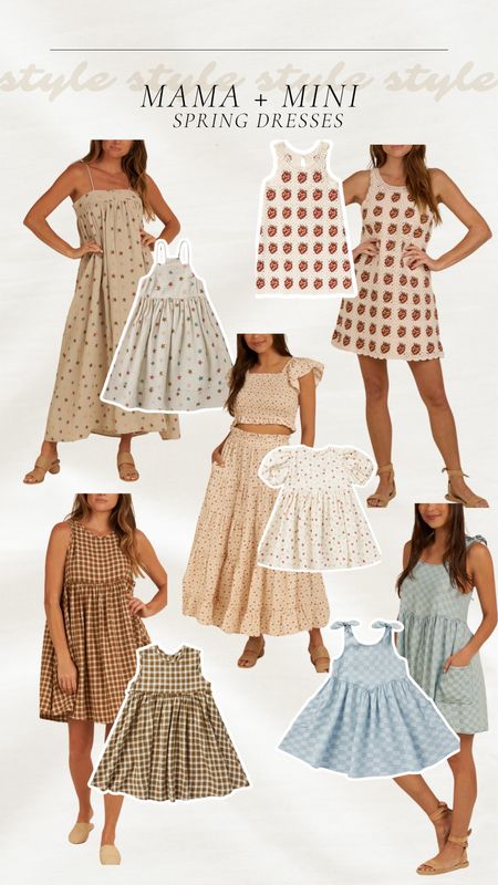 Mama and Mini cute spring dress ideas! I love the crochet one!

Mama and me dresses, mama and mini matching outfits, cute toddler spring dresses, cute mama dresses, spring style, rylee and Cru, 

#LTKkids #LTKstyletip #LTKSeasonal