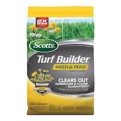 Scotts  Turf Builder 42.87-lb 15000-sq ft 28-0-3 All-purpose Weed Feed Weed Control Fertilizer | Lowe's