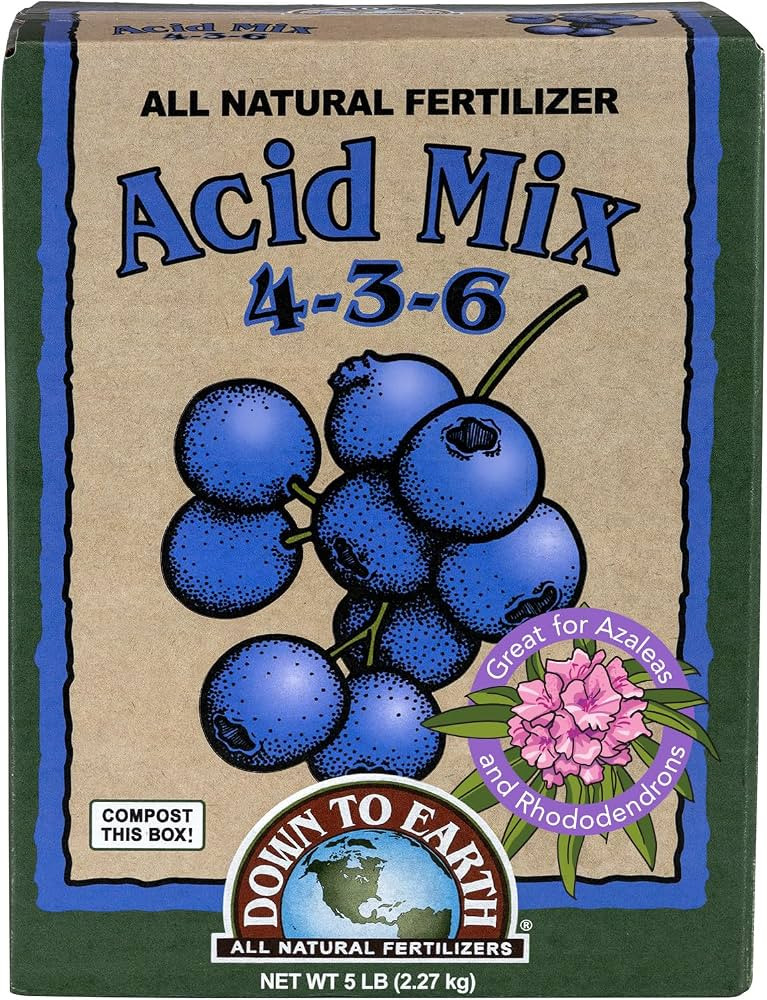 Down To Earth All Natural Fertilizers Organic Acid Mix - Plant Food for Blueberries, Raspberries,... | Amazon (US)