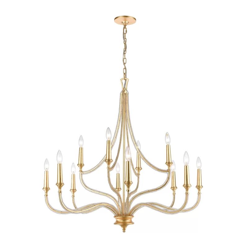 Lucchesi 12 - Light Unique Geometric Chandelier | Wayfair North America