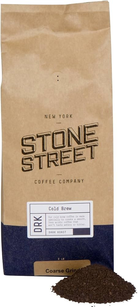 Stone Street Cold Brew Coffee, Strong & Smooth Blend, Low Acid, 100% Arabica, Gourmet Coffee, Coa... | Amazon (US)