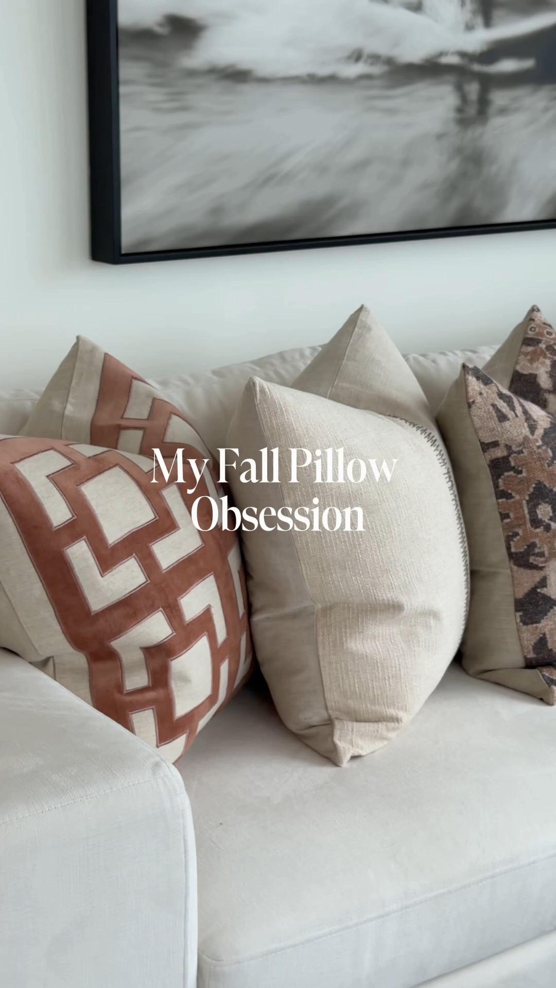 My Fall pillow obsession, explained!

After years of styling homes, I can tell you the fastest way to make a room feel like fall is not a pumpkin. It's the pillows. And my go to brand is always Villa from Classic Home.

Why? The textures are rich, the colors are moody in all the right ways, and they give the elevated and curated look we all want. Swapping pillows is the easiest seasonal refresh there is, and these do all the heavy lifting.

Most of my fall favs are linked on my LTK, link in bio.

A few of these beauties I could not find as they are from a wholesale line, Classic Homes. So DM me and I'll order any of them for you. They're $80 plus freight, which, trust me, is a steal for this quality.

#LTKHome #LTKSeasonal #LTKstorytime