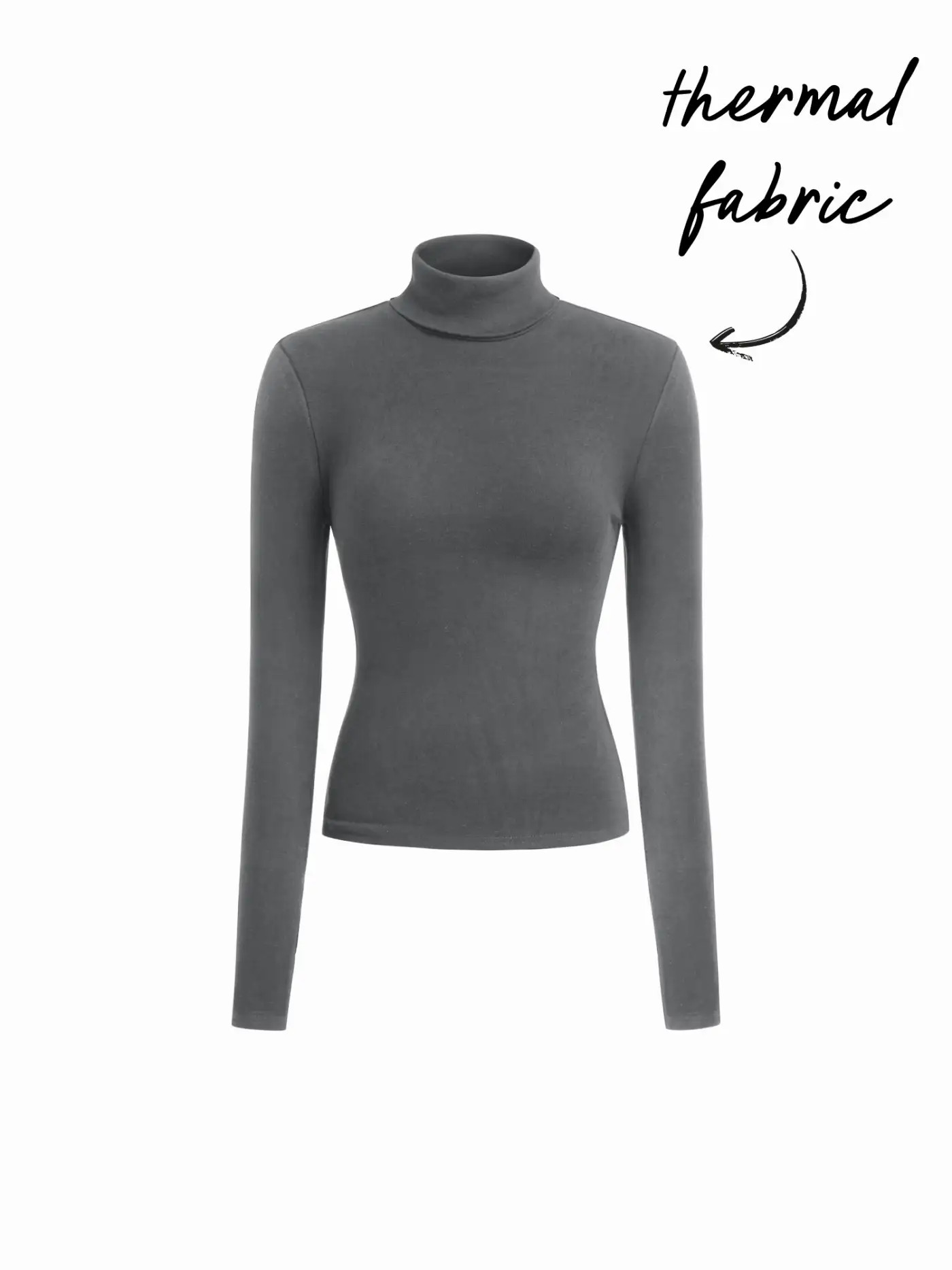 Strickstoff Thermische langärmlige T-Shirt mit Kragen aus Baumwollmischung For Lässige Alltagsk... | Cider