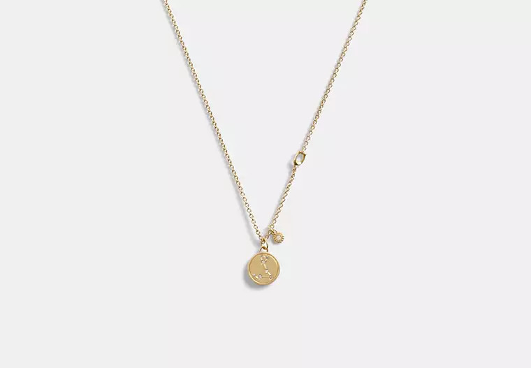 Pisces Coin Pendant Necklace | Coach Outlet US