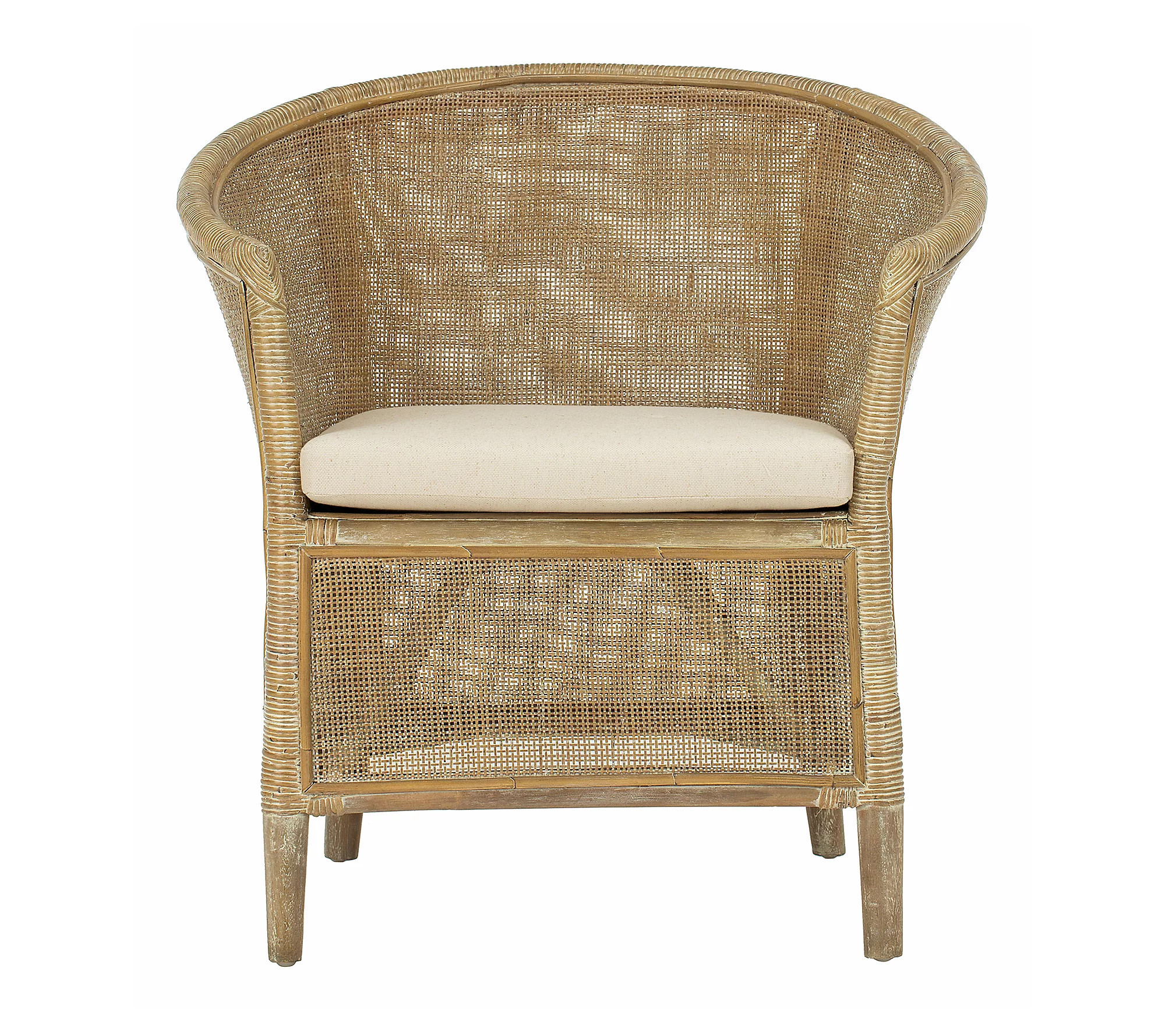 Safavieh Alexana Rattan Armchair | QVC