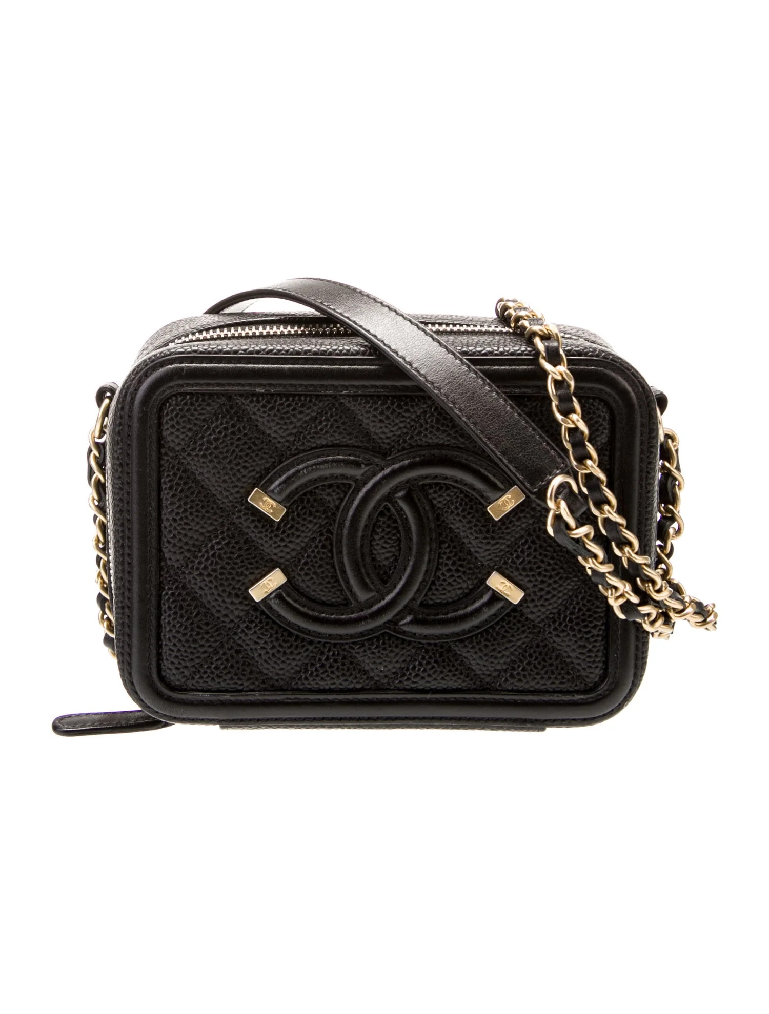 Mini Filigree Vanity Clutch w/ Chain | The RealReal