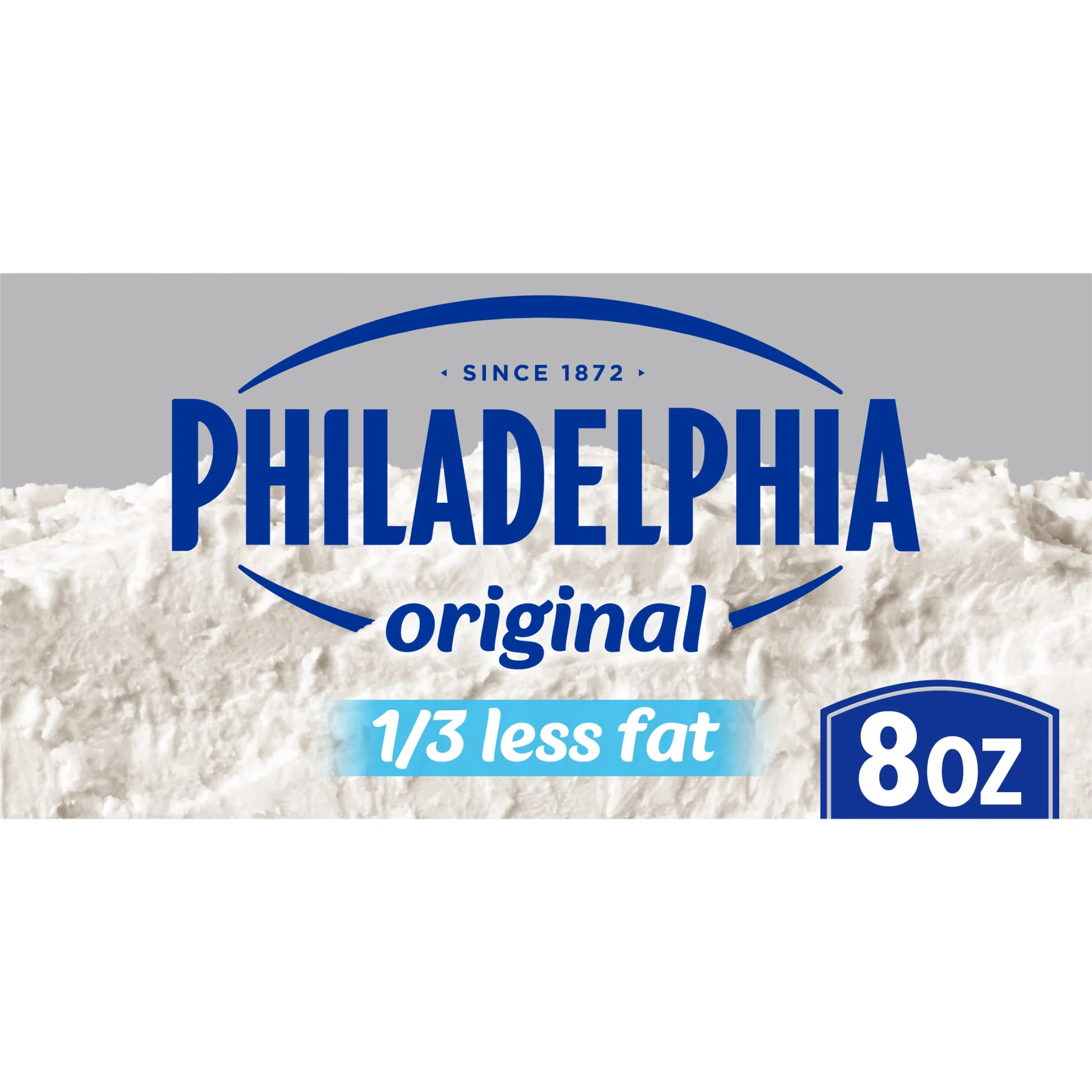 Philadelphia Reduced Fat Cream Cheese, 8 oz Brick | Walmart (US)