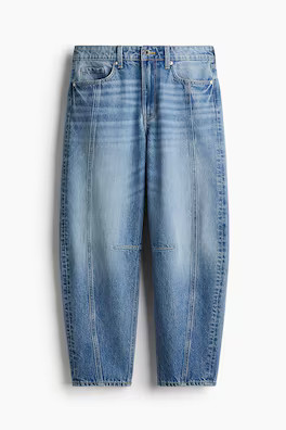 Barrel Regular Jeans - Light denim blue - Ladies | H&M GB | H&M (UK, MY, IN, SG, PH, TW, HK)
