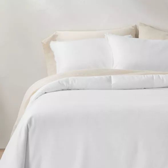 Heavyweight Linen Blend Comforter & Sham Set - Casaluna™ | Target